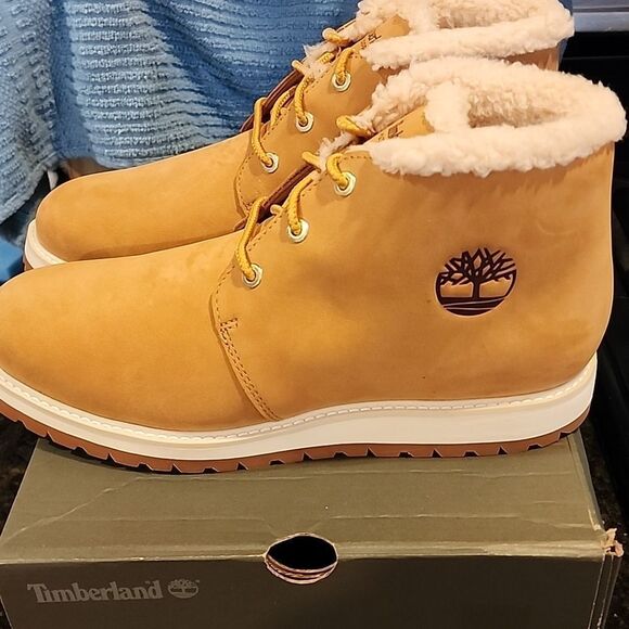 Timberland Richmond Ridge Chukka Men\'s Tan Waterproof Boots size 10 NIB